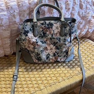 Gray Leather Women’s Bag